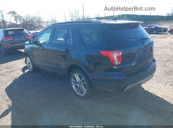 1FM5K8D89GGC00113 2016 FORD FORD EXPLORER Black Trasero izquierdo