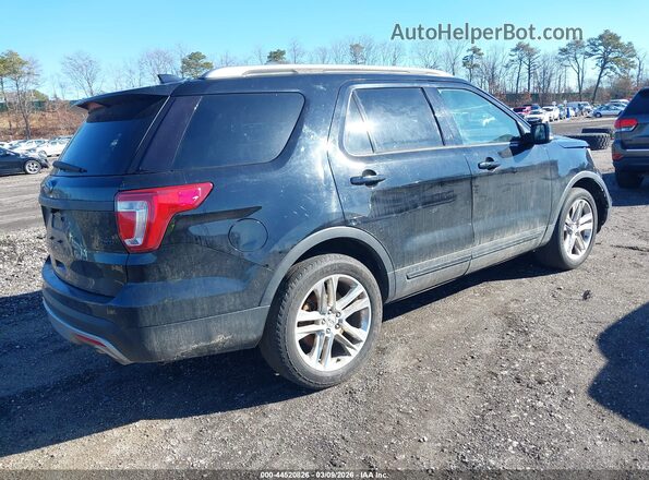1FM5K8D89GGC00113 2016 FORD FORD EXPLORER Black Trasero derecho