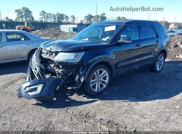 1FM5K8D89GGC00113 2016 FORD FORD EXPLORER Black Vista tres cuartos delantera izquierda