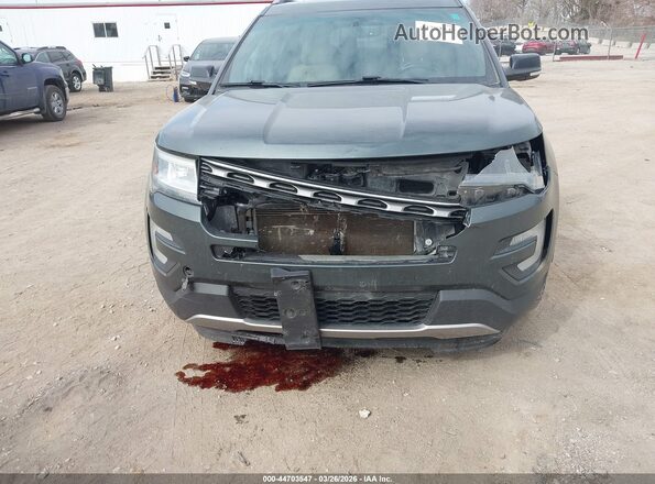 1FM5K8D89GGD04343 2016 FORD FORD EXPLORER Green Դիմացի տեսք