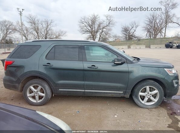 1FM5K8D89GGD04343 2016 FORD FORD EXPLORER Green Սալոնի հետևի տեսք