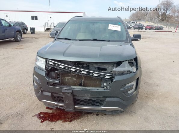 1FM5K8D89GGD04343 2016 FORD FORD EXPLORER Green Սարքավորումների վահանակի տեսք