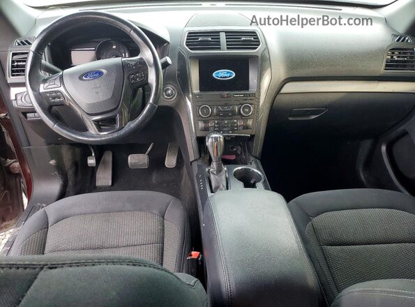 1FM5K8D89KGA73615 2019 FORD FORD EXPLORER Burgundy 