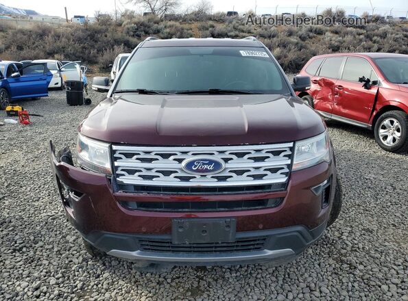 1FM5K8D89KGA73615 2019 FORD FORD EXPLORER Burgundy 