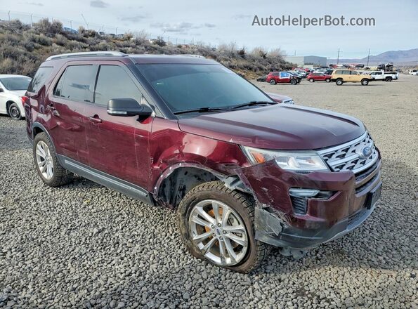 1FM5K8D89KGA73615 2019 FORD FORD EXPLORER Burgundy 