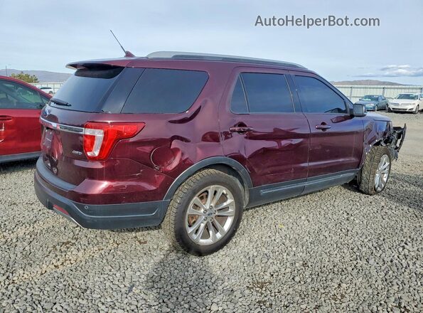 1FM5K8D89KGA73615 2019 FORD FORD EXPLORER Burgundy 