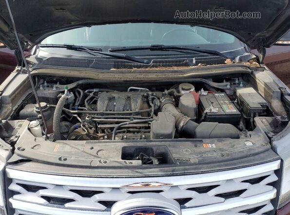 1FM5K8D89KGA73615 2019 FORD FORD EXPLORER Burgundy 
