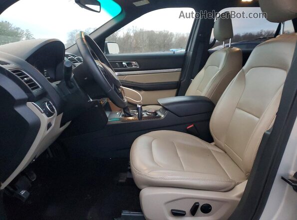 1FM5K8D89KGA82430 2019 FORD FORD EXPLORER Silver Front interior view