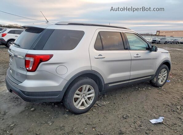 1FM5K8D89KGA82430 2019 FORD FORD EXPLORER Silver Rear right