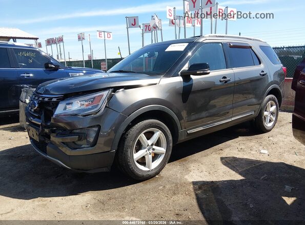 1FM5K8D8XGGA22499 2016 FORD FORD EXPLORER Gray Przód lewy