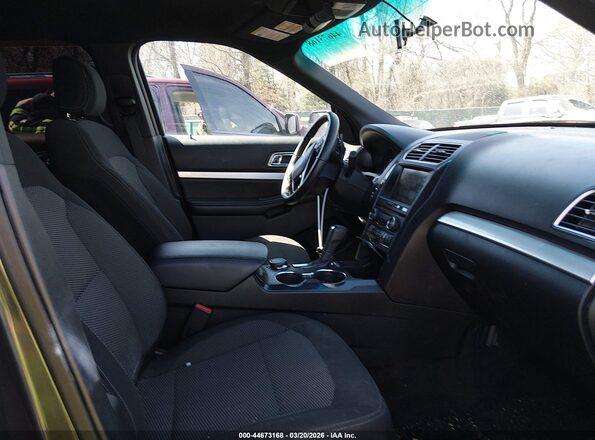 1FM5K8D8XGGA22499 2016 FORD FORD EXPLORER Gray Widok wnętrza z przodu