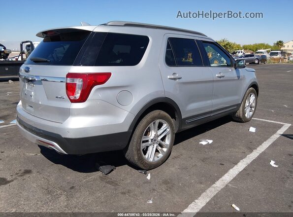 1FM5K8D8XHGD04367 2017 FORD FORD EXPLORER Серебряный Задняя правая четверть