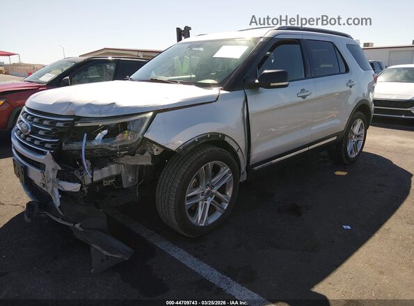 1FM5K8D8XHGD04367 2017 FORD FORD EXPLORER Серебряный Передняя левая четверть