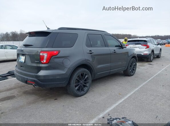 1FM5K8D8XJGC67620 2018 FORD FORD EXPLORER Gray Tył prawy