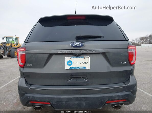 1FM5K8D8XJGC67620 2018 FORD FORD EXPLORER Gray 