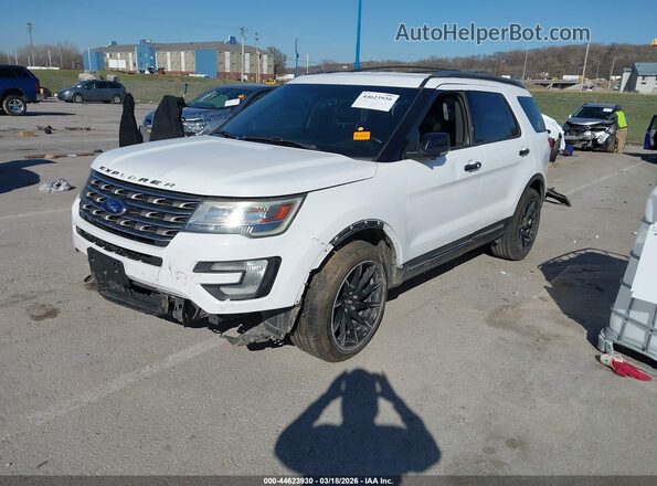 1FM5K8DH3GGC28702 2016 FORD FORD EXPLORER Белый Передняя левая четверть