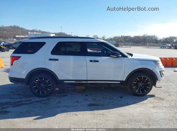 1FM5K8DH3GGC28702 2016 FORD FORD EXPLORER Белый Вид задней части салона
