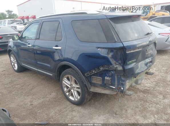1FM5K8F84HGA58316 2017 FORD FORD EXPLORER Black Հետևի ձախ