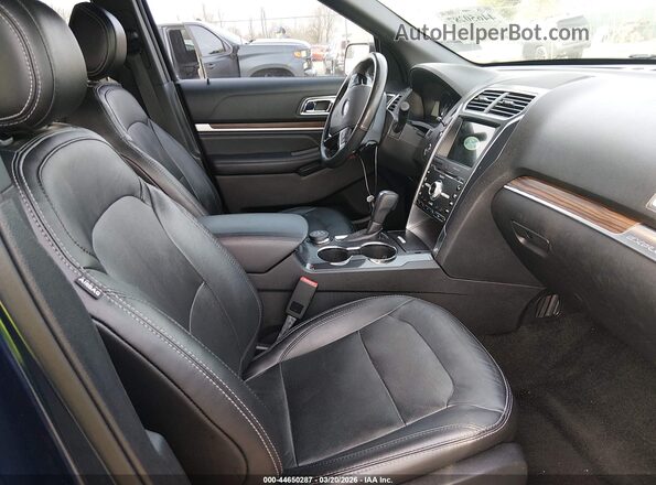 1FM5K8F84HGE34870 2017 FORD FORD EXPLORER Dark Blue Вид салону спереду