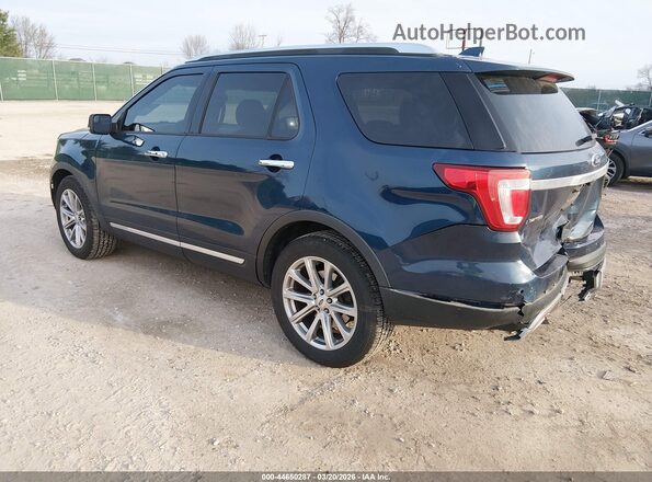 1FM5K8F84HGE34870 2017 FORD FORD EXPLORER Dark Blue Задня ліва чверть