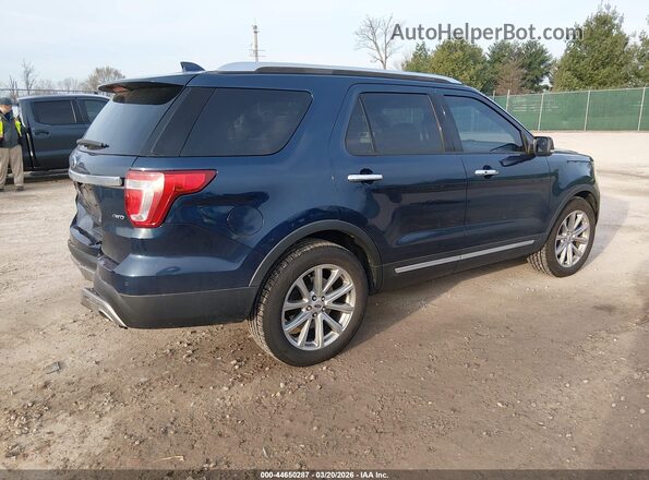 1FM5K8F84HGE34870 2017 FORD FORD EXPLORER Dark Blue Задня права чверть