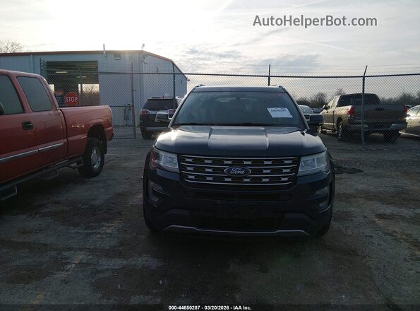 1FM5K8F84HGE34870 2017 FORD FORD EXPLORER Dark Blue Вид щитка приладів