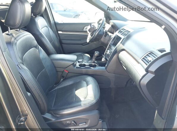 1FM5K8F87JGA15563 2018 FORD FORD EXPLORER Gray წინა სალონის ხედი