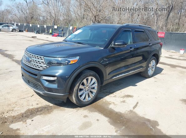 1FM5K8FW5NNA11124 2022 FORD FORD EXPLORER Gray 