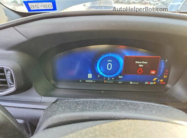 1FM5K8GC6MGA61506 2021 FORD FORD EXPLORER Blue Widok zestawu wskaźników