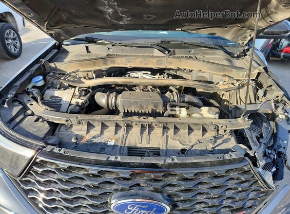 1FM5K8GC6MGA61506 2021 FORD FORD EXPLORER Blue Widok wnętrza z tyłu