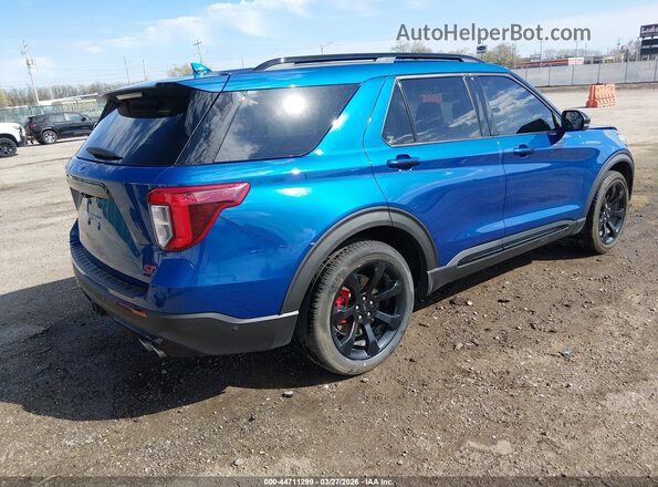 1FM5K8GC8LGC50141 2020 FORD FORD EXPLORER Синий Задняя правая четверть