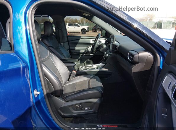 1FM5K8GC8LGC50141 2020 FORD FORD EXPLORER Синий Вид салона спереди
