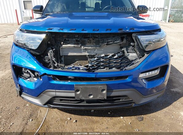1FM5K8GC8LGC50141 2020 FORD FORD EXPLORER Синий Вид спереди
