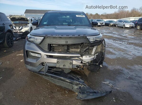 1FM5K8GC8MGA44545 2021 FORD FORD EXPLORER Gray Vista frontal