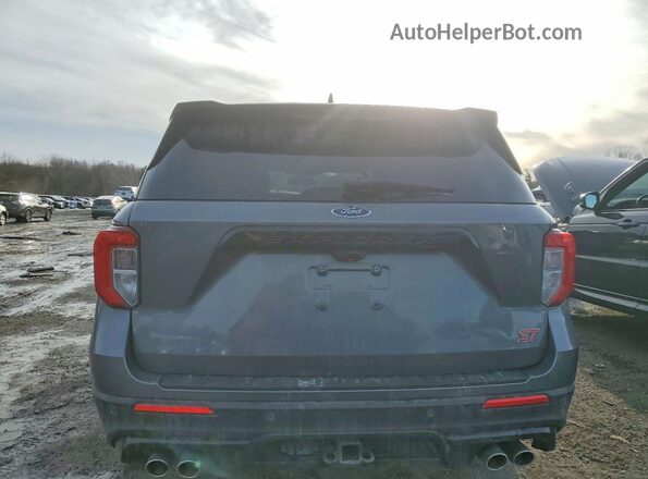 1FM5K8GC8MGA44545 2021 FORD FORD EXPLORER Gray Vista trasera