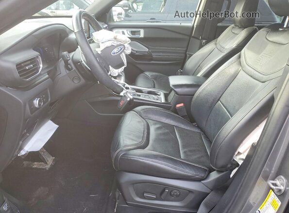 1FM5K8GC8MGA44545 2021 FORD FORD EXPLORER Gray Vista interior delantera