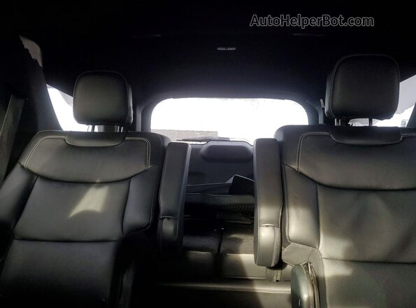 1FM5K8GC8MGA44545 2021 FORD FORD EXPLORER Gray Vista de los asientos traseros