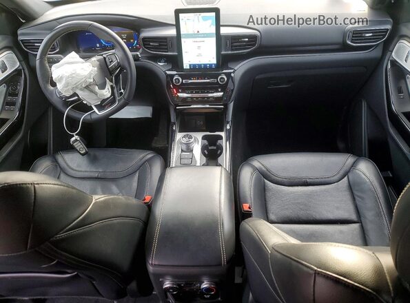 1FM5K8GC8MGA44545 2021 FORD FORD EXPLORER Gray Vista del salpicadero