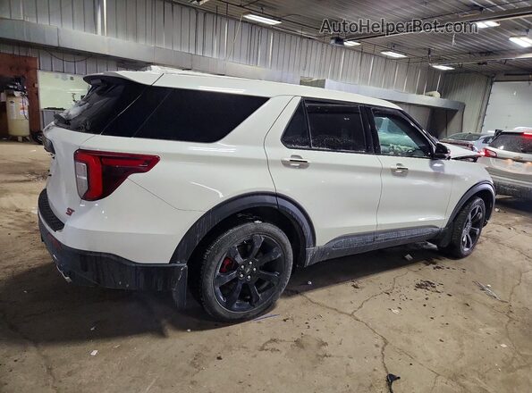 1FM5K8GCXMGA45485 2021 FORD FORD EXPLORER White Tył prawy