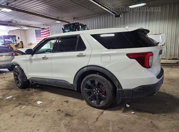 1FM5K8GCXMGA45485 2021 FORD FORD EXPLORER White Tył lewy