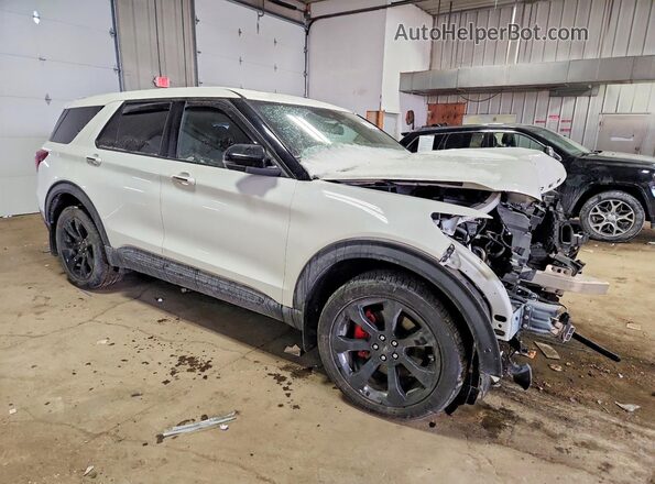1FM5K8GCXMGA45485 2021 FORD FORD EXPLORER White Przód prawy