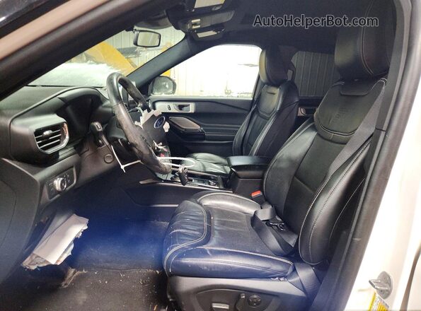 1FM5K8GCXMGA45485 2021 FORD FORD EXPLORER White Widok wnętrza z przodu