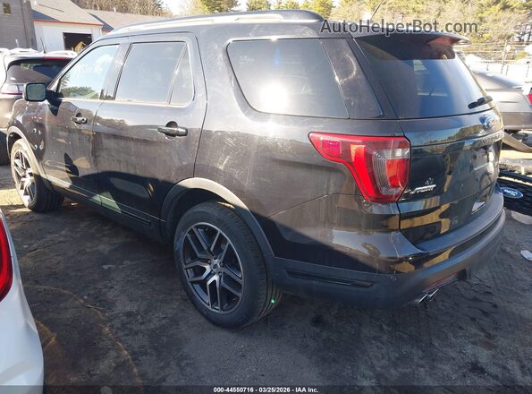 1FM5K8GT2KGA01669 2019 FORD FORD EXPLORER Black Հետևի ձախ