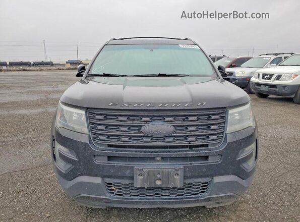1FM5K8GT4GGA00689 2016 FORD FORD EXPLORER Black Widok z przodu