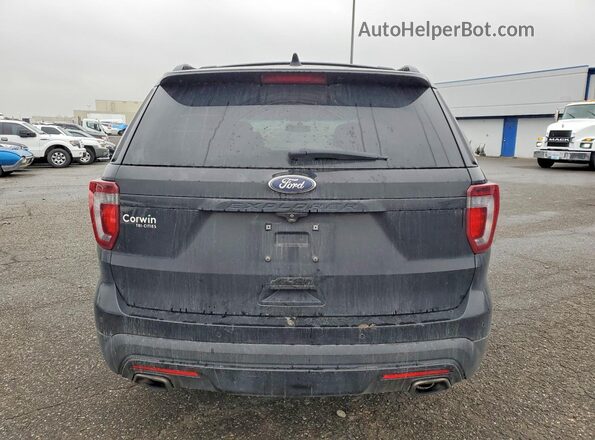 1FM5K8GT4GGA00689 2016 FORD FORD EXPLORER Black Widok z tyłu