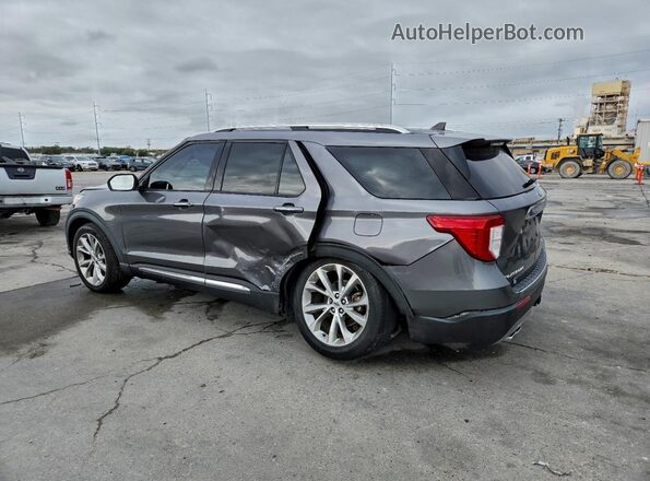 1FM5K8HC0MGA67848 2021 FORD FORD EXPLORER Gray Trasero izquierdo