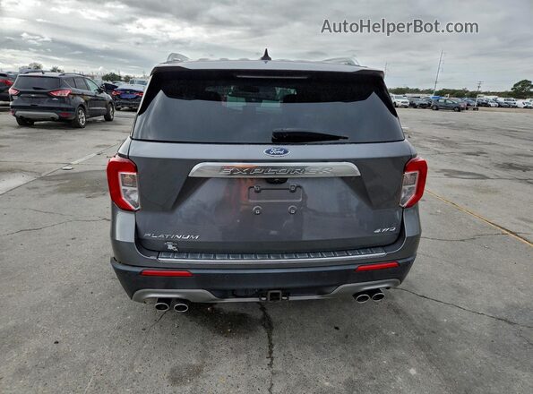 1FM5K8HC0MGA67848 2021 FORD FORD EXPLORER Gray Vista trasera