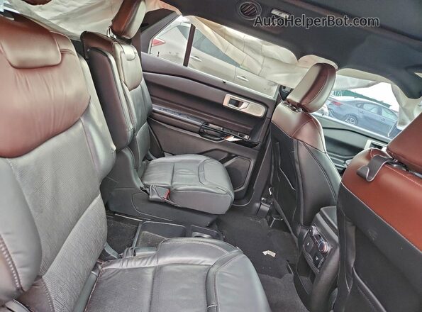 1FM5K8HC0MGA67848 2021 FORD FORD EXPLORER Gray Vista interior trasera