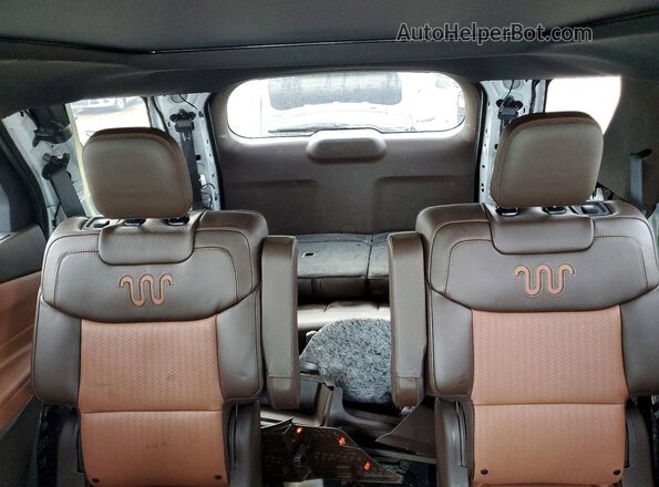 1FM5K8LC0MGC08845 2021 FORD FORD EXPLORER White Vista de los asientos traseros