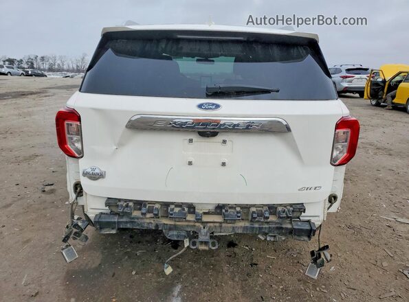 1FM5K8LC0MGC08845 2021 FORD FORD EXPLORER White Vista trasera
